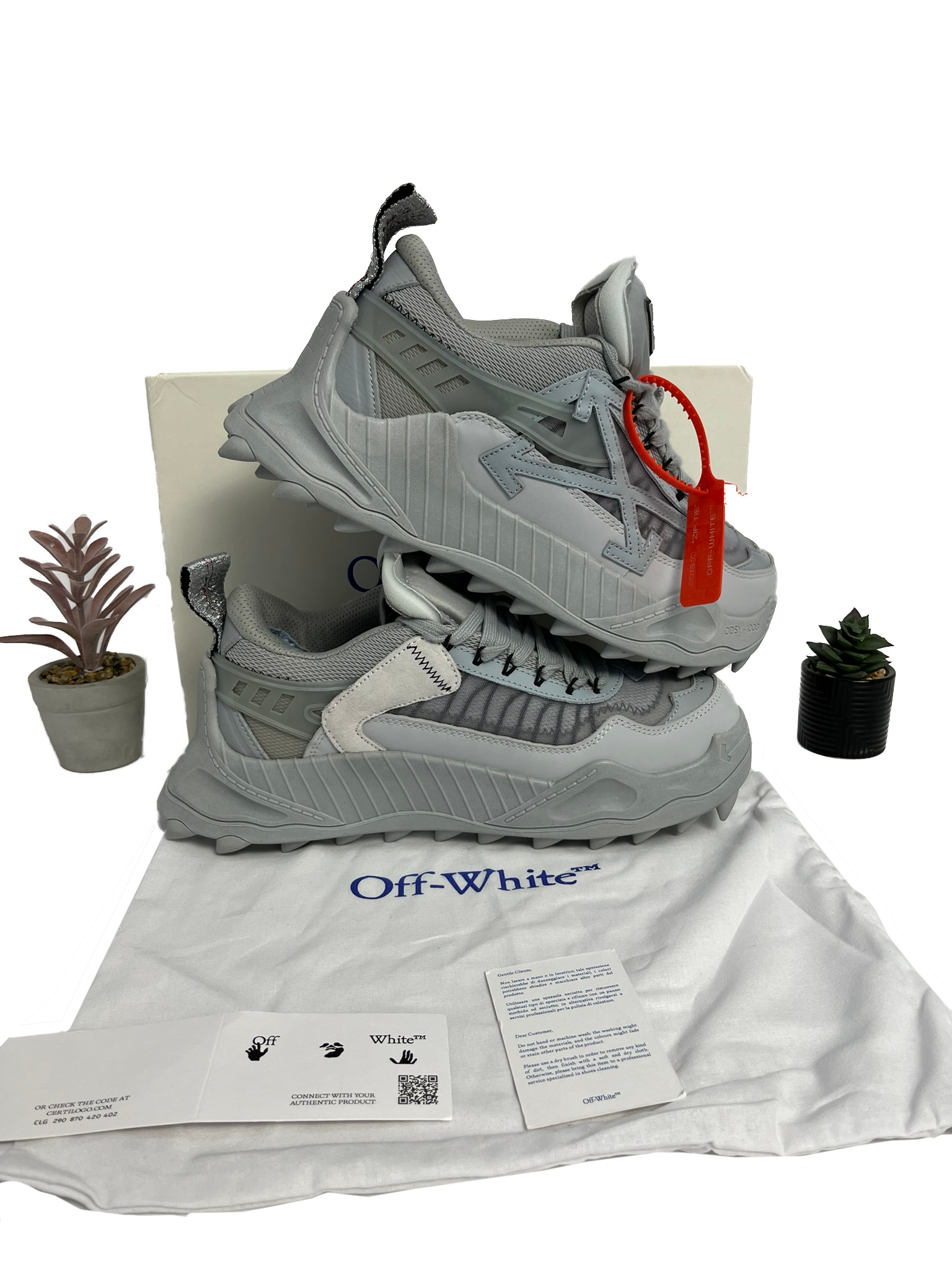 Off White Odsy-1000 Grey