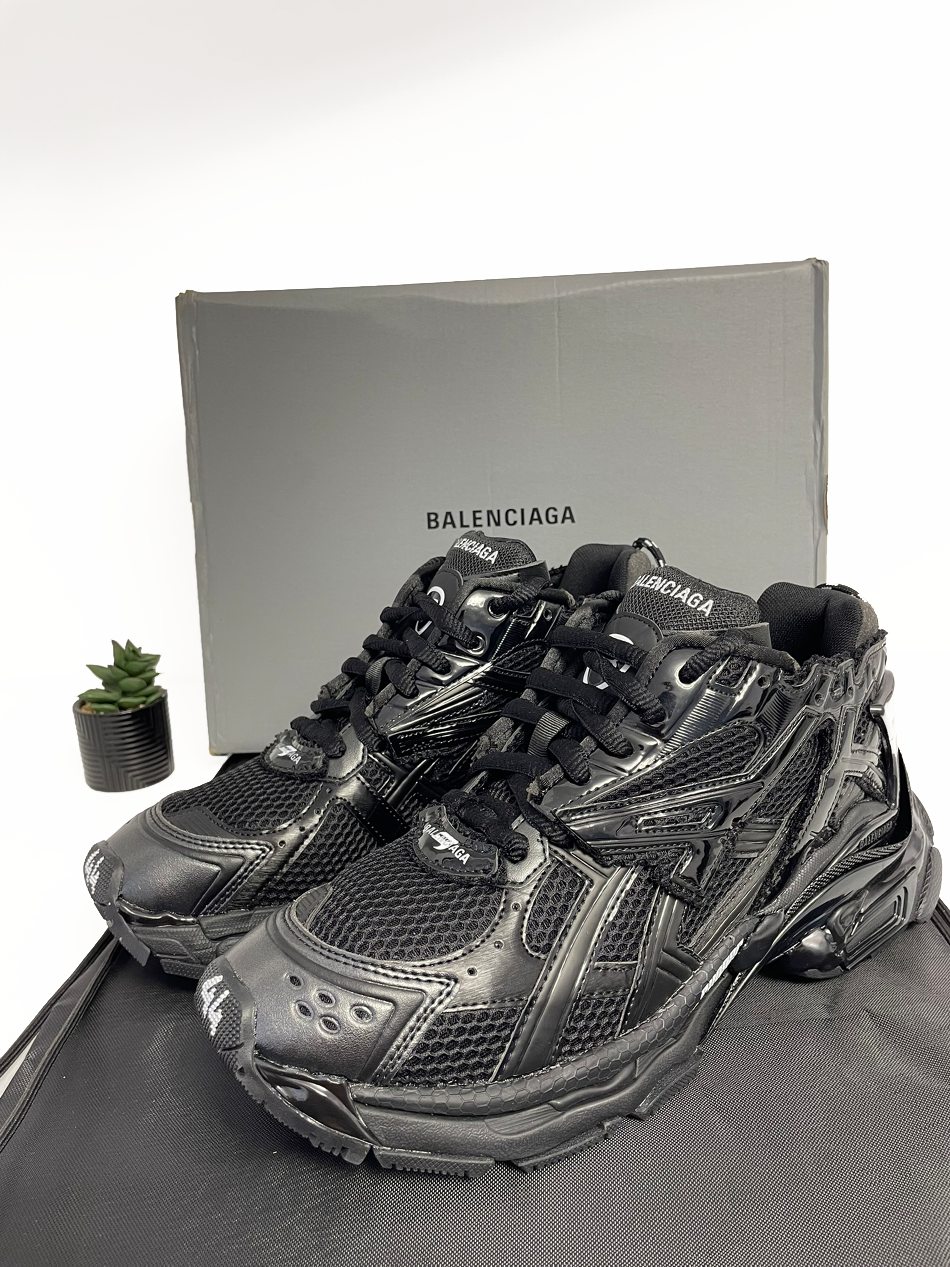 Balenciaga Runner in Black - Luxury Streetwear Footwear | SNKRSWC