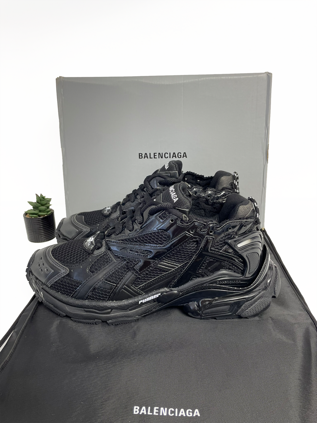 Balenciaga Runner in Black - Luxury Streetwear Footwear | SNKRSWC
