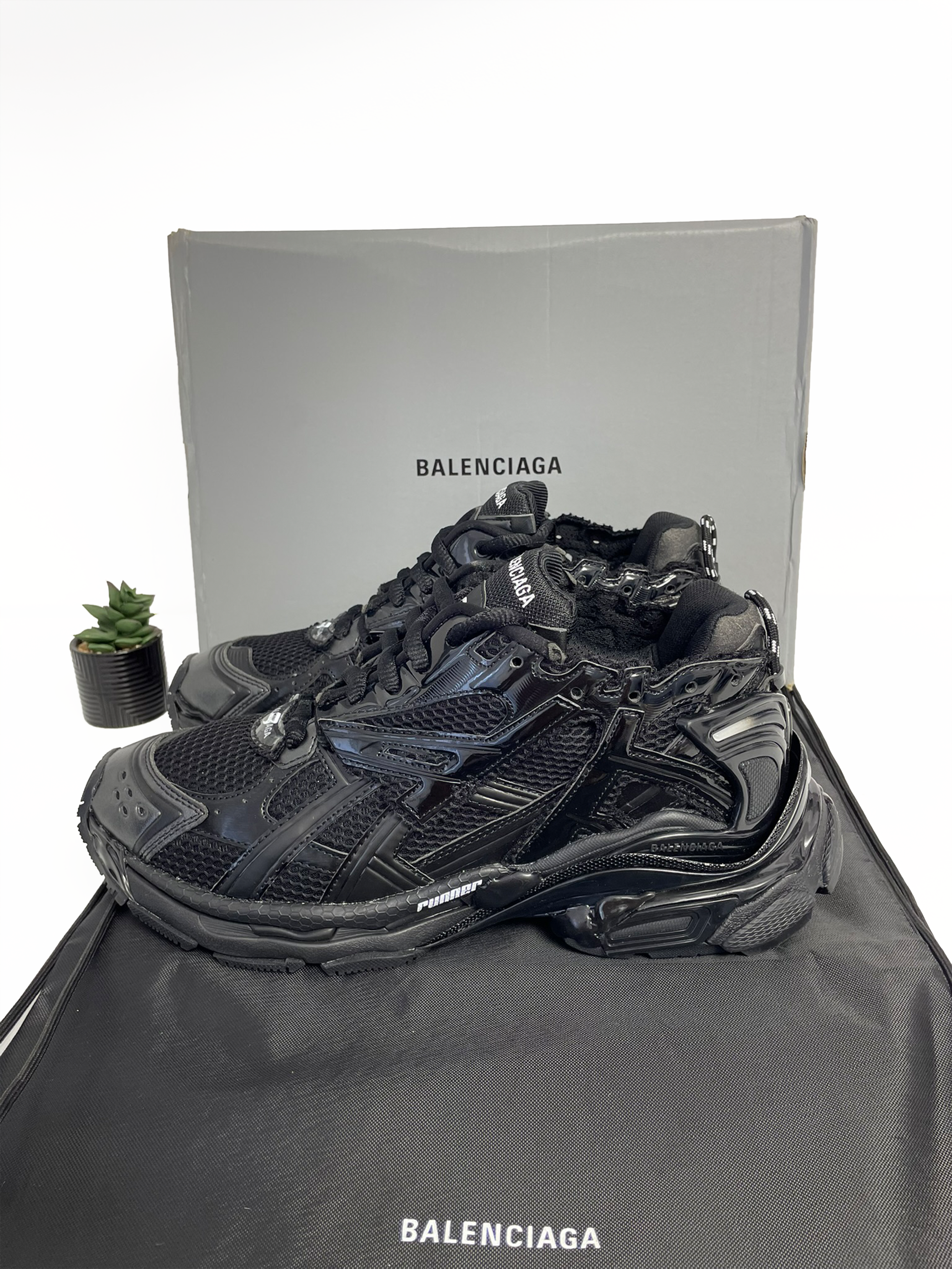 Balenciaga Runner in Black - Luxury Streetwear Footwear | SNKRSWC