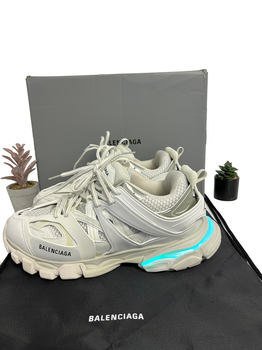 Balenciaga Track White Led