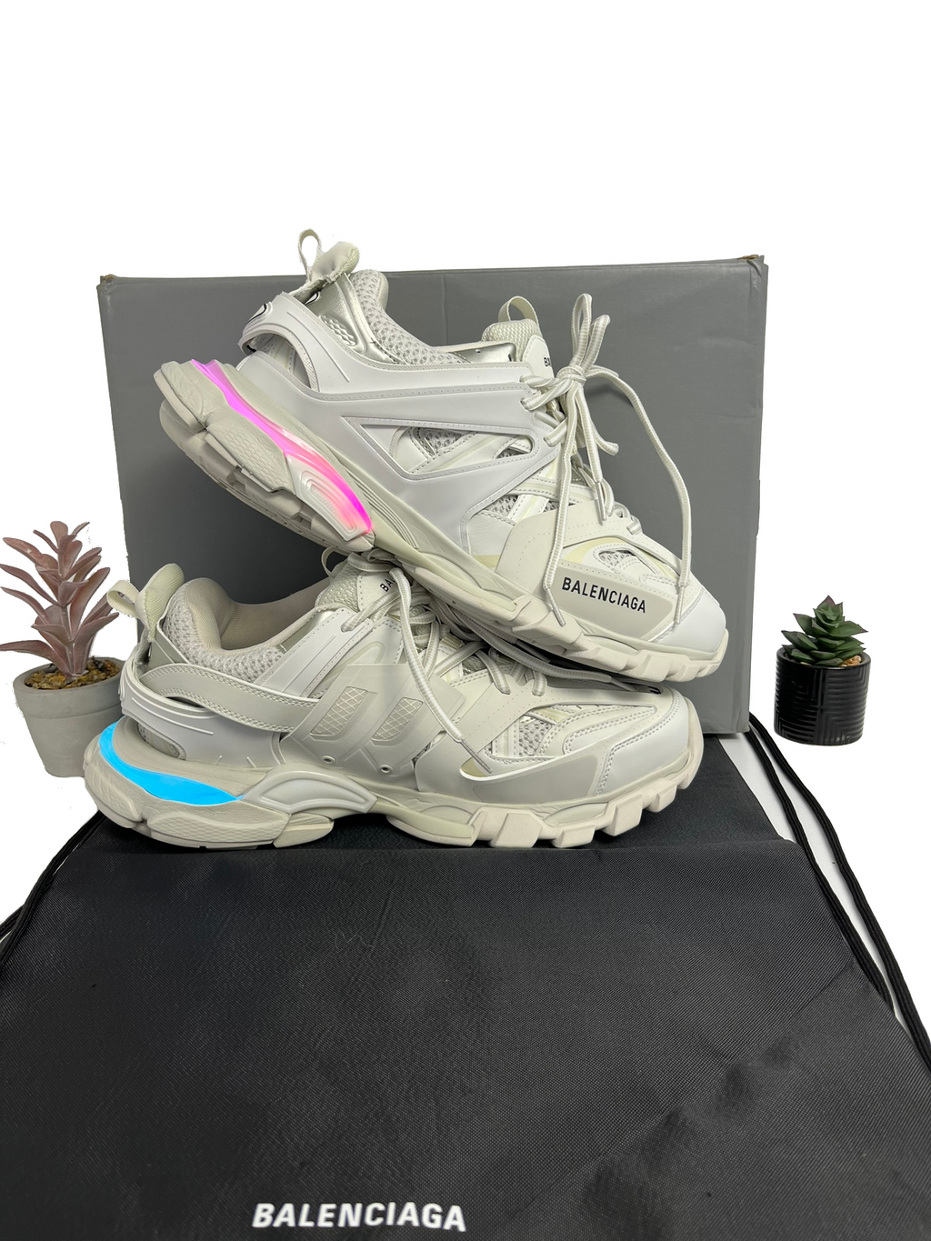 Balenciaga Track White Led
