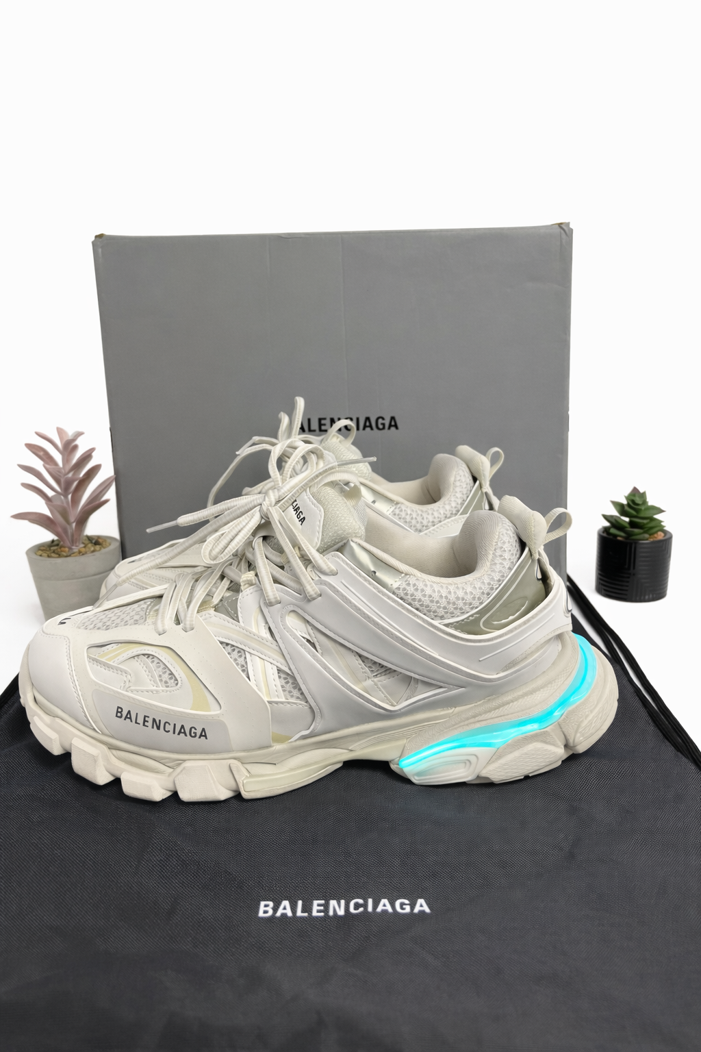 Balenciaga Track White Led
