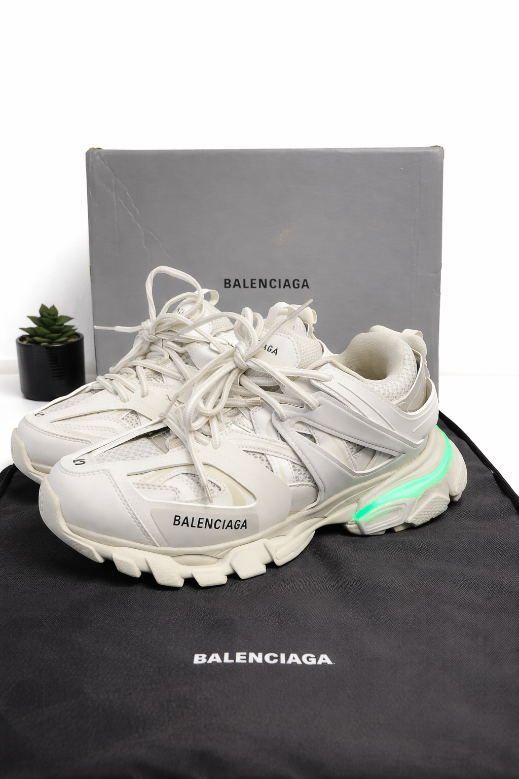 Balenciaga Track White Led
