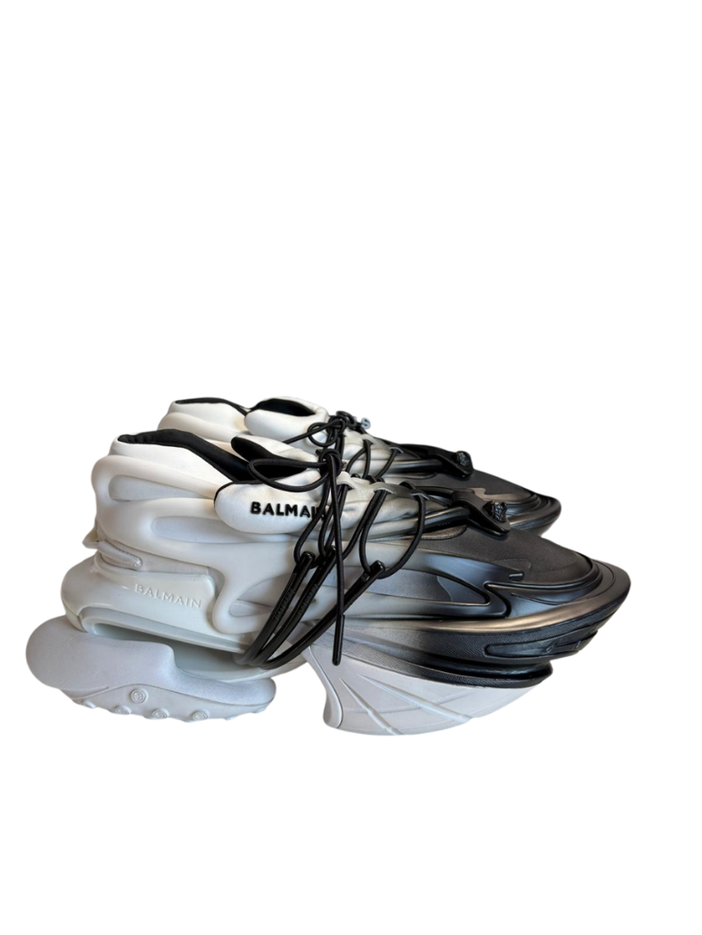 Balmain Unicorn Gradient Alb/negru