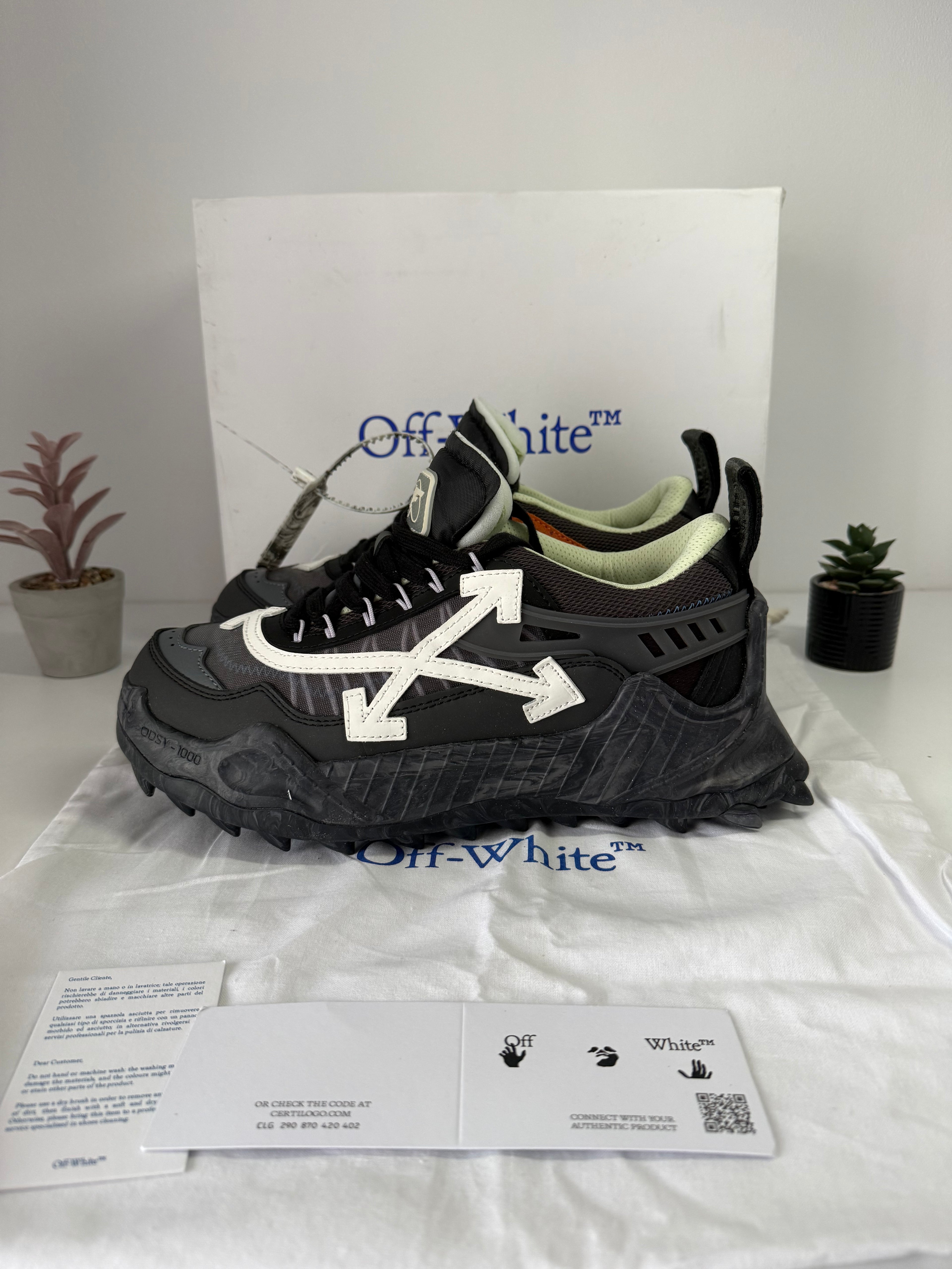 Off White Odsy-1000 Dark Grey